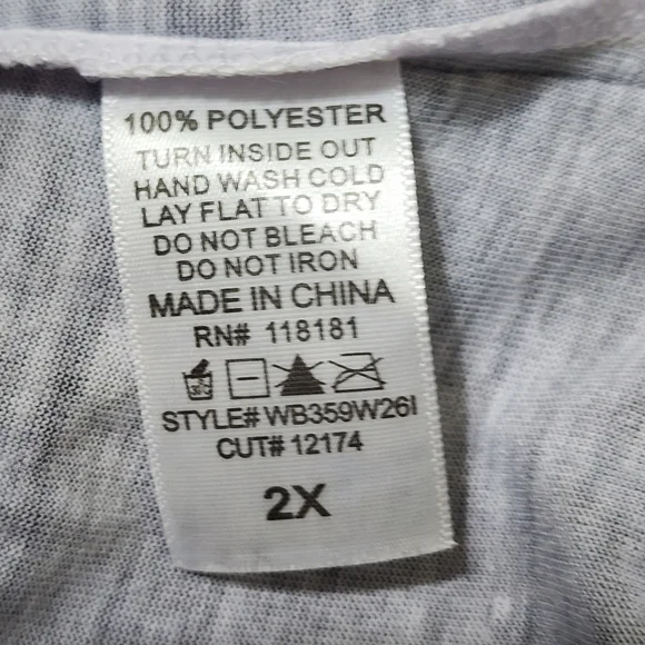 B.L.E.U. size 2X Mesh Embroidered Boho Floral Grunge Fairy Made in USA Black - Picture 13 of 13